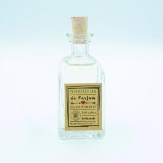 Les Parfums d'Oléron® - Diffuseur de parfum (Carré) - Éclats d&#039;Amande - 40ml - Diffuseur de parfum