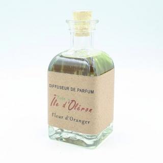 Les Parfums d'Oléron® - Diffuseur de parfum (carré) - Fleur d&#039;Oranger - 100ML - Diffuseur de parfum