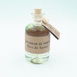 Les Parfums d'Oléron® - Diffuseur de parfum d&#039;ambiance - Bois de Santal - 40ml - Diffuseur de parfum