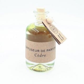Les Parfums d'Oléron® - Diffuseur de parfum d&#039;ambiance - Cèdre - 40ml - Diffuseur de parfum