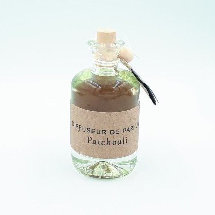 Les Parfums d'Oléron® - Diffuseur de parfum d&#039;ambiance - Patchouli - 40ml - Diffuseur de parfum