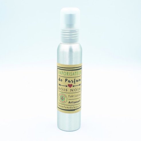 Les Parfums d'Oléron® - Spray de parfum d&#039;ambiance - Bois Noir - 100ml - Spray de parfum