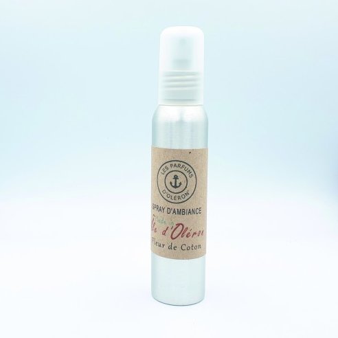 Les Parfums d'Oléron® - Spray de parfum d&#039;ambiance - Fleur de Coton - 100ml - Spray de parfum