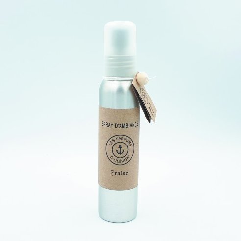 Les Parfums d'Oléron® - Spray de parfum d&#039;ambiance - Fraise - 100ml - Spray de parfum