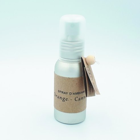 Les Parfums d'Oléron® - Spray de parfum d&#039;ambiance - Orange Cannelle - 50ml - Spray de parfum