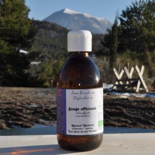 Les Sens de nos Vallées - Eau Florale / Hydrolat - Sauge officinale - 250 ml - Hydrolat