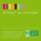 Le tiroir au chocolat - Chocolat bio noir ou lait de qualité, onctueux et savoureux.