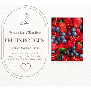 L'Idéal - Bougie gourmande FRUITS ROUGES - bougie gourmande