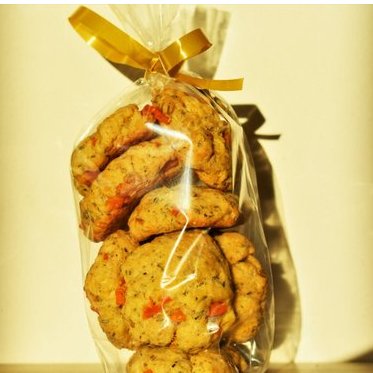 Loloco - Cookies Potimarron, Comté, Thym - 1 kg - Apéritif et biscuits salés - 1 kg