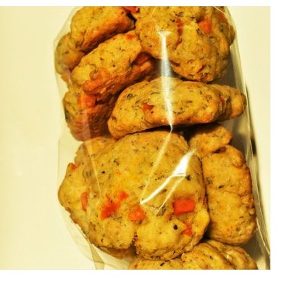 Loloco - Cookies Potimarron, Comté, Thym - 100 gr - Apéritif et biscuits salés - 100 gr