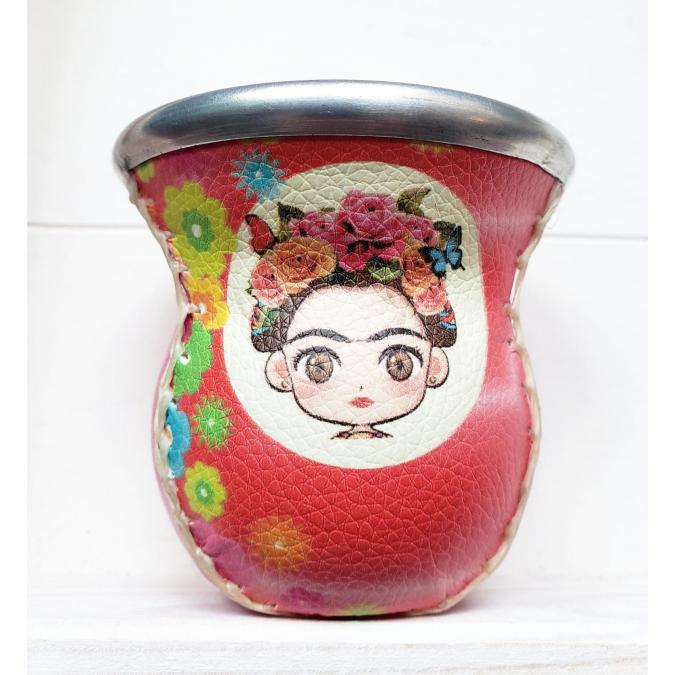 LOS OLIVOS D'ARGENTINE - Maté acrylique Frida rose avec paille (bombilla) - Accessoires.