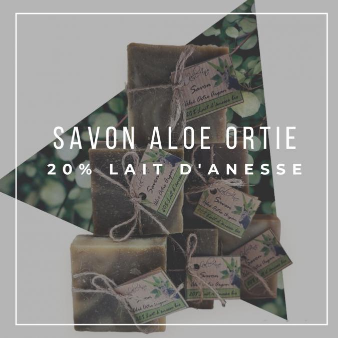 LUL'ANE - Savon Lait d&#039;ânesse, Argan Aloe Ortie - Savon - 100