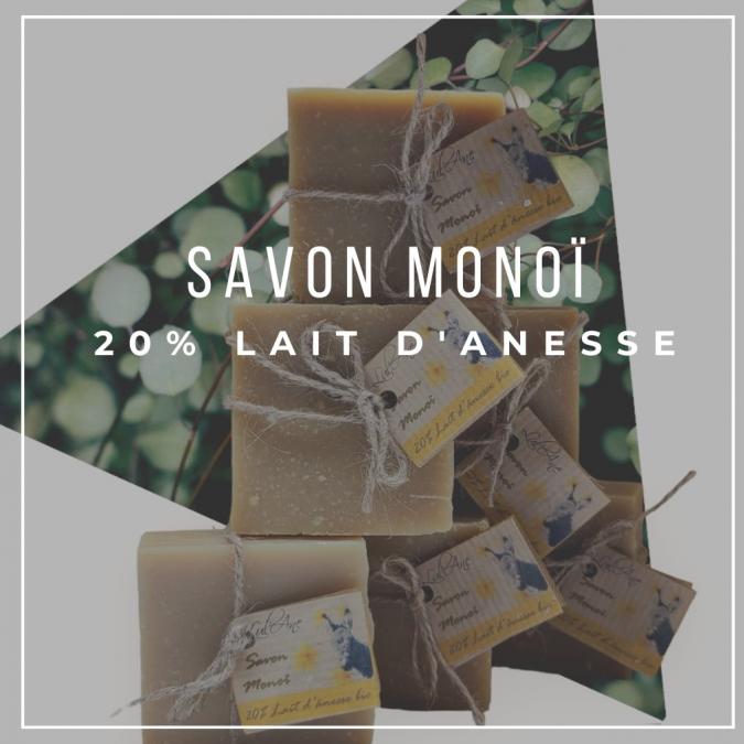 LUL'ANE - Savon lait d&#039;ânesse et Monoï - Savon - 100