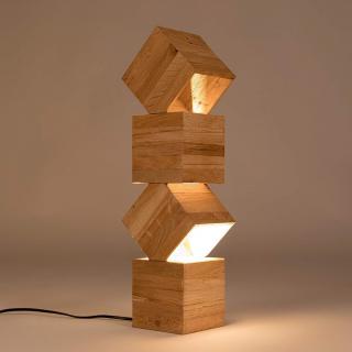 Lune et Animo - Danquen Handmade Wooden Design Lampadaire - Lampe de table - ampoule(s)