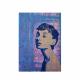 Lune et Animo - Portrait d&#039;Audrey Hepburn - Peinture - 50cm x 70cm x 3.5cm