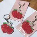 Ma Petite Papeterie - Porte clés fraises - Porte clé