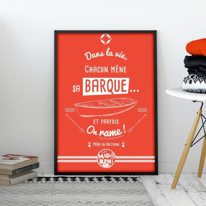 MAD BZH - Poster Barque - Poster - 40 x 50 cm