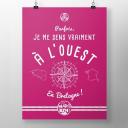 MAD BZH - Poster Ouest - Poster - 40 × 50 cm