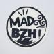 MAD BZH - Sticker / Noir - stickers