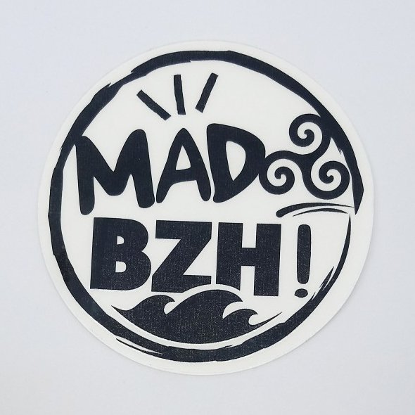 MAD BZH - Sticker / Noir - stickers