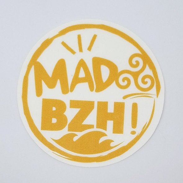 MAD BZH - Sticker / Orange - stickers