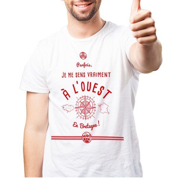 MAD BZH - T-shirt Ouest Homme - tee shirt homme