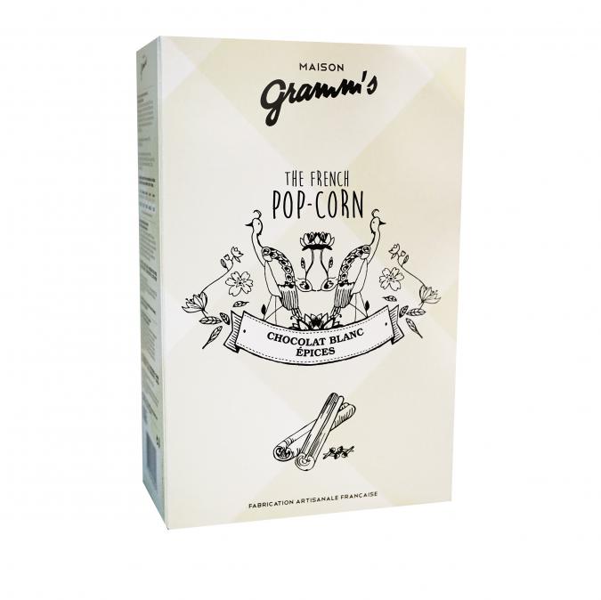 Gramm's - La Manufacture Bio - Caramel Beurre Salé Chocolat Blanc Épices - French Pop-Corn