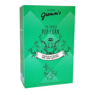Gramm's - La Manufacture Bio - Caramel Beurre Salé Thé Vert Matcha - French Pop-Corn
