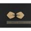 MARQUETERIE-49 - Broche noeud papillon bois précieux bicolore - Broche