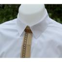 MARQUETERIE-49 - Cravate en bois et filet de marqueterie coloré - Cravate - Vert