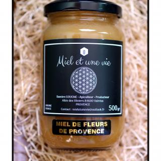 Miel Et Une Vie Apiculteur Producteur - Miel de fleurs de Provence - Miel - 0.5
