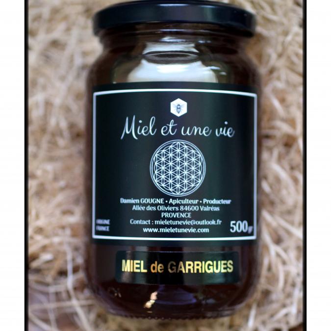 Miel Et Une Vie Apiculteur Producteur - Miel de Garrigues 500grs - Miel - 0.5