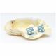 MILAË Broderies - Petites puces turquoises II - Boucles d&#039;oreille - satin