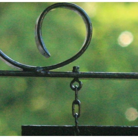 NaturelCreateur - Porte enseigne en métal de 40cm - Porte enseigne en acier