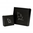 Oh Sud... - Boucles d&#039;Oreilles Espigaou Noir - Boucles d&#039;oreille - Tissu