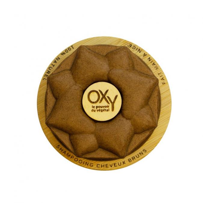 OXy Cosmétiques - Shampoing solide pour cheveux bruns à l&#039;orange douce et poudre de cacao - Shampoing - 0.07