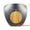 P2Atelier - Pendentif forme disque en olivier d&#039;Aragon - Collier - bois