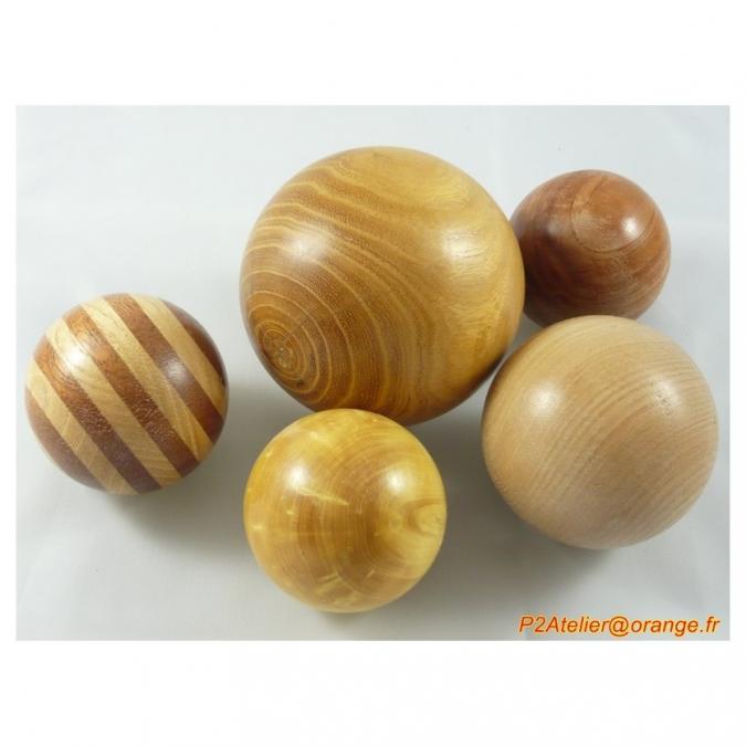 P2Atelier - Sphère / boule déco en bois tourné &quot;sur mesure&quot;  *** prix selon devis *** - ___Objet décoratif - bois