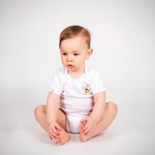 Papate - Body en Coton Bio - Fuzzy - Body (bébé) - Blanc