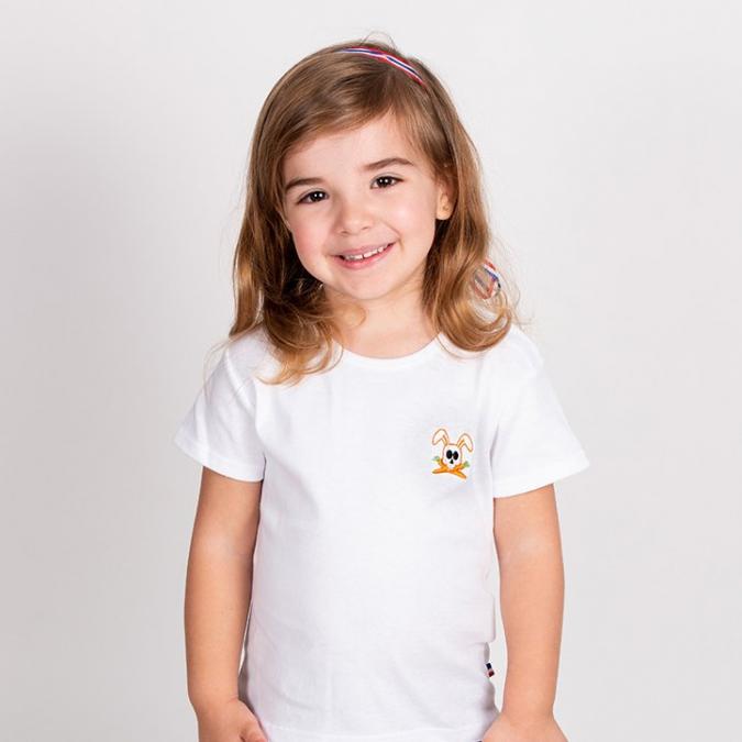 Papate - T-Shirt en Coton Bio - Hotot - Tee-shirt (enfant) - Blanc