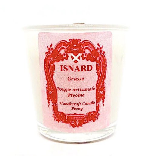 ISNARD Parfums - Bougie Pivoine - Bougie - Pivoine