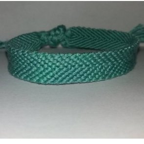 Passion-bracelet - Bracelet brésilien uni vert - Bracelet - Coton