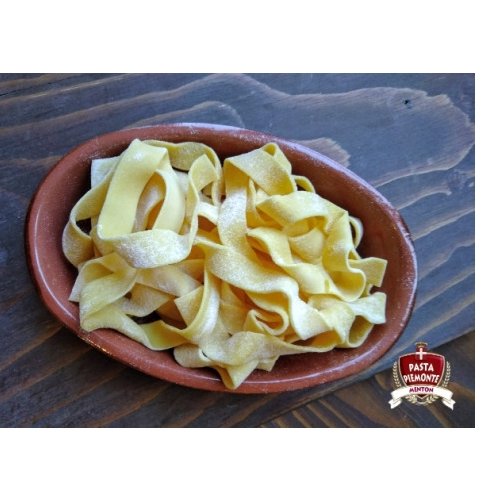 Pasta Piemonte - Les raviolis au Citron de Menton - Pappardelle Bio Aux Oeufs 400g - Pâte fraiche - 0.400