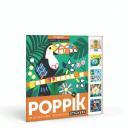 Poppik - 360 stickers + 6 cartes TROPICAL (4-8 ans) - Jeu éducatif
