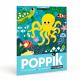 Poppik - Panorama + 750 stickers AQUARIUM  (3-6 ans) - Jeu éducatif
