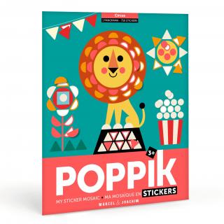 Poppik - Panorama + 750 stickers CIRQUE  (3-6 ans) - Jeu éducatif