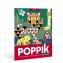 Poppik - Panorama + 750 stickers JUNGLE (3-6 ans) - Jeu éducatif