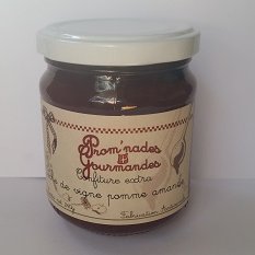 Prom'nades Gourmandes - Confiture pêche de vigne, pomme et amande - Confiture - 0.24