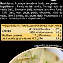 Les Ravioles de la Mère Maury - Ravioles Mère Maury surgelées au Fromage de Chèvre - Ravioles - 600 gr
