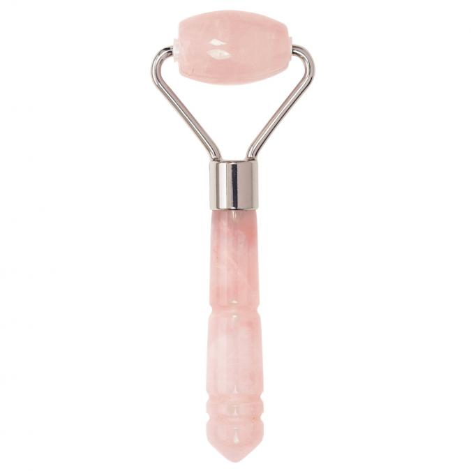 Rollonjade - Mini roll on massage en quartz rose - Accessoire de massage